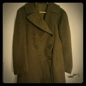 Vintage WWII Army pea coat